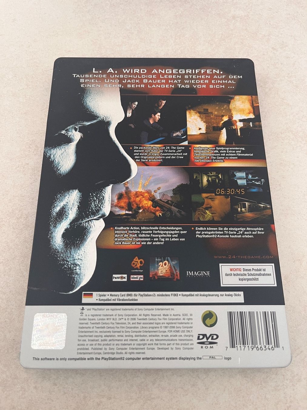 24 The Game ps2 Steelbook