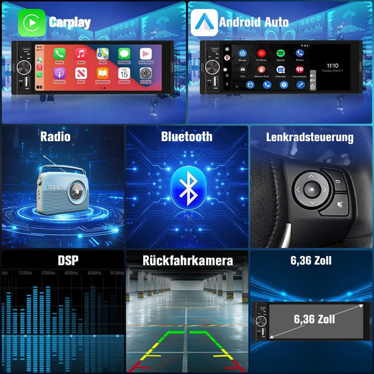 Junsun Autoradio Touchscreen Funktionen
