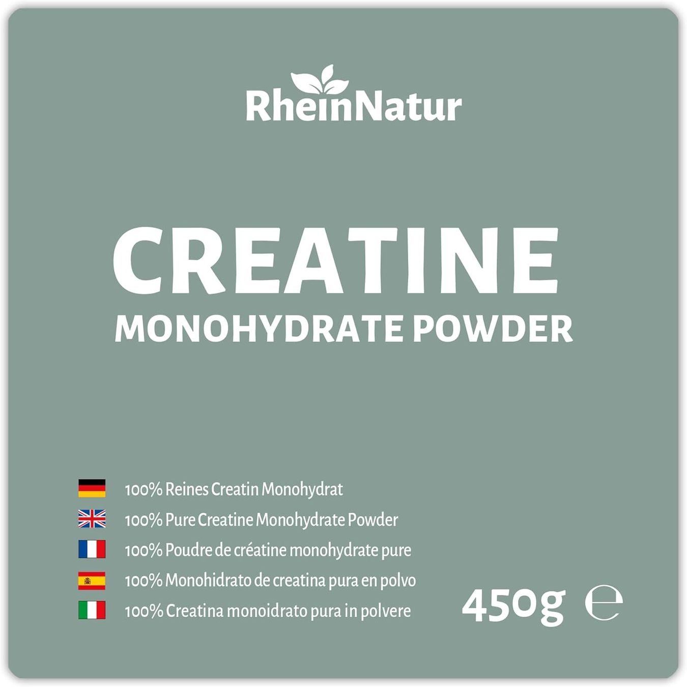 Creatin Monohydrat 450g Pulver Kraft & Leistung