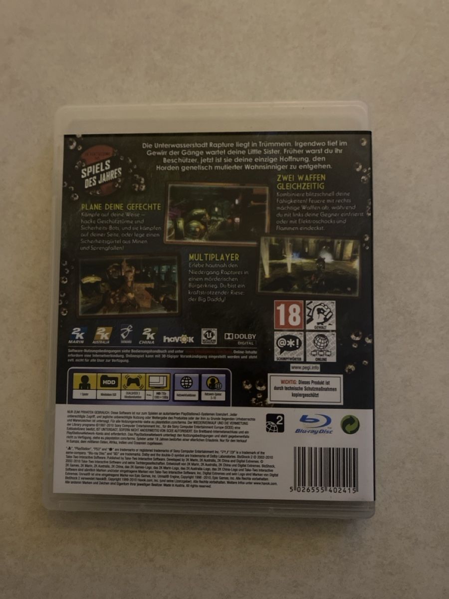 Bioshock 2 ps3