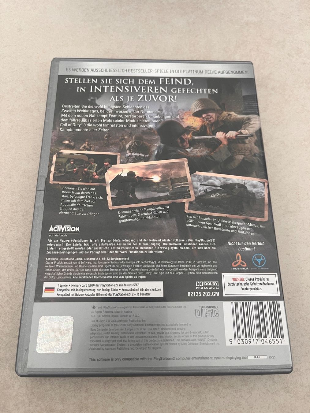 Call of duty 3 ps2