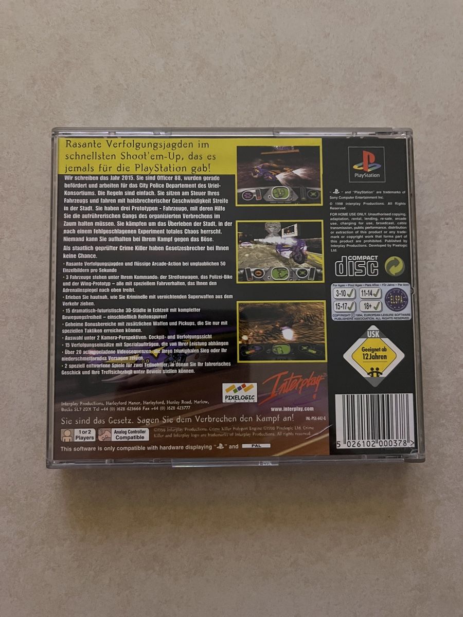 Crime killer ps1