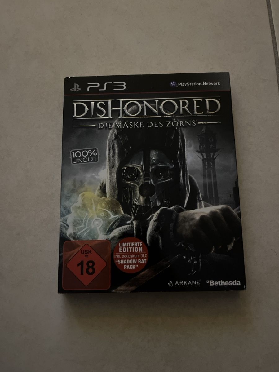 Dishonored die maske des zorns limited edition ps3