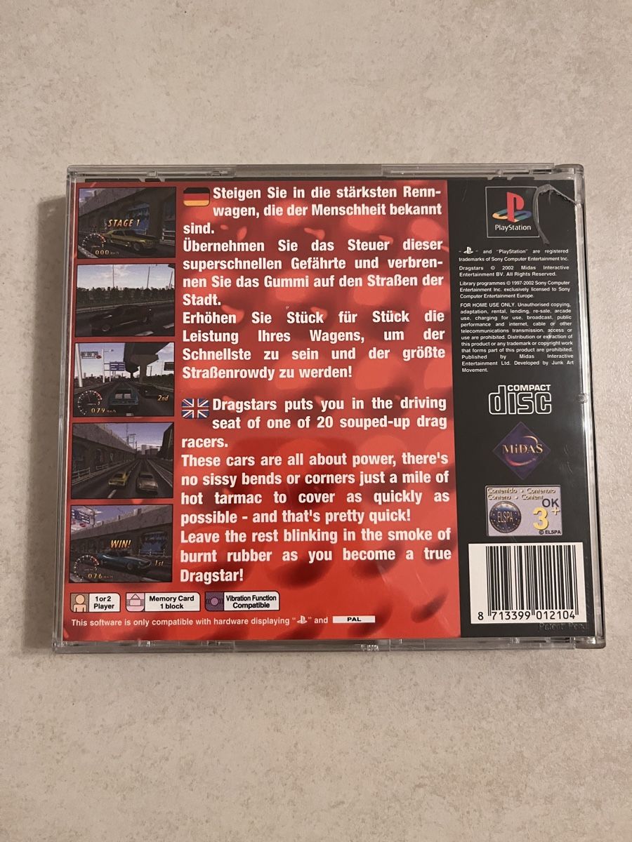 Dragstars - SONY PS1