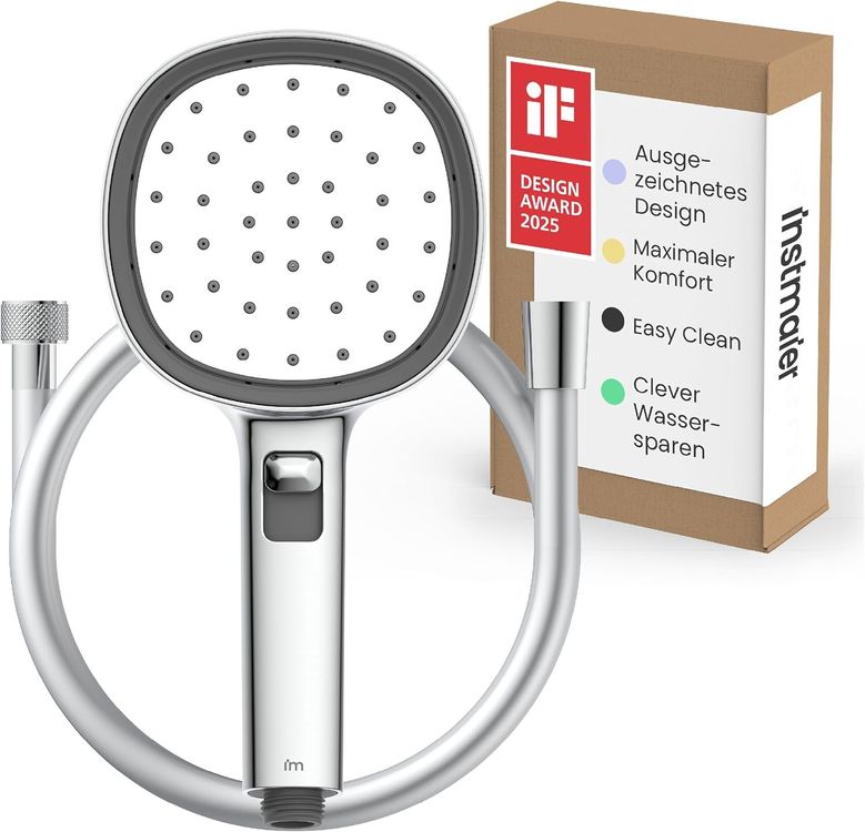 Duschkopf Handbrause Set mit Schlauch
