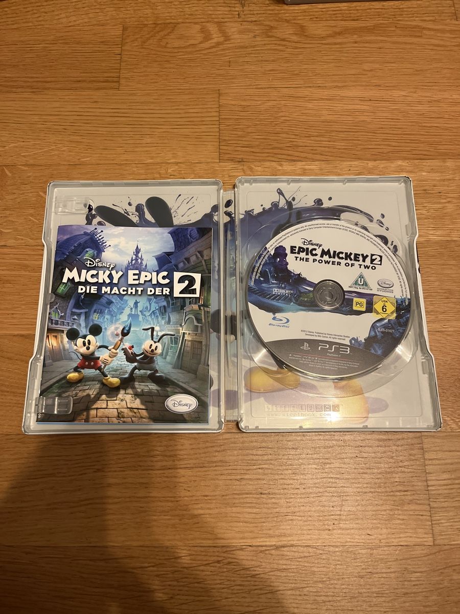 Epic mickey 2 ps3 steelbook