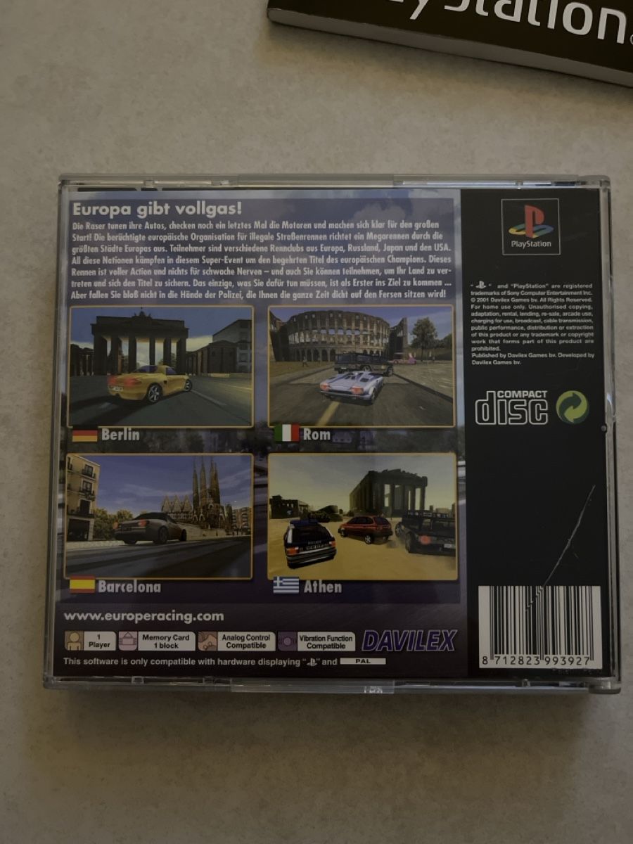 Europa raser ps1