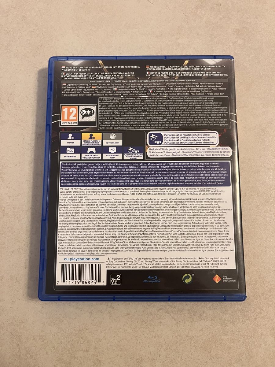 EVE Valkyrie (PS4) VR