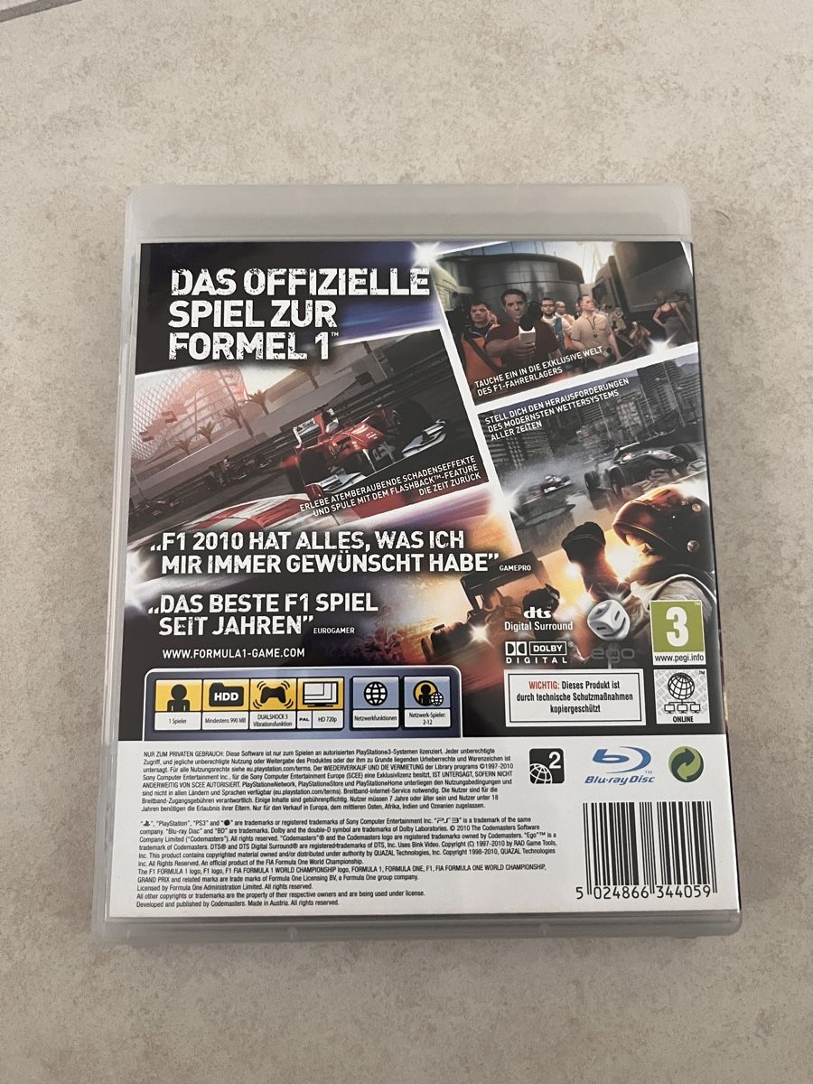 F1 2010 PS3