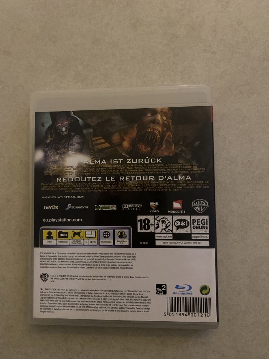 F.E.A.R. 2 Ps3