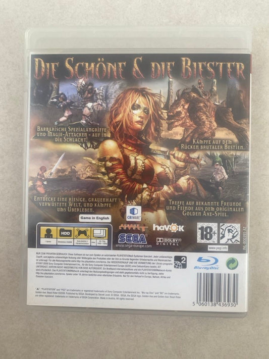 Golden Axe: Beast Rider -PS3