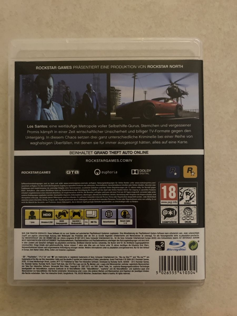 Grand theft auto 5 - PS3