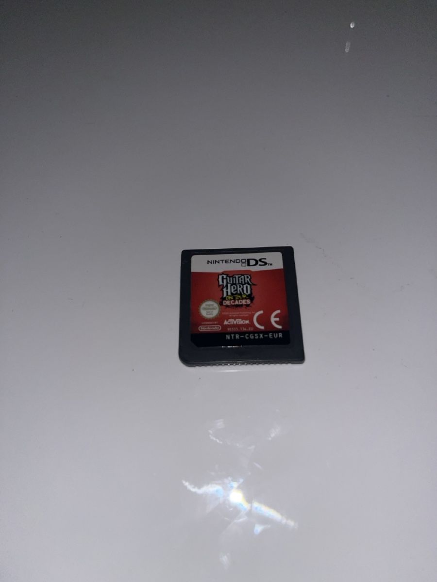 Guitar hero decades Nintendo ds