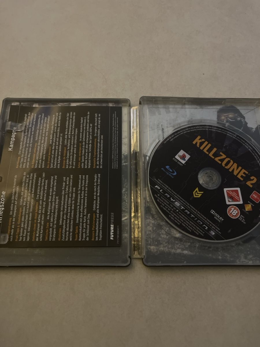 Killzone 2 steelbook ps3