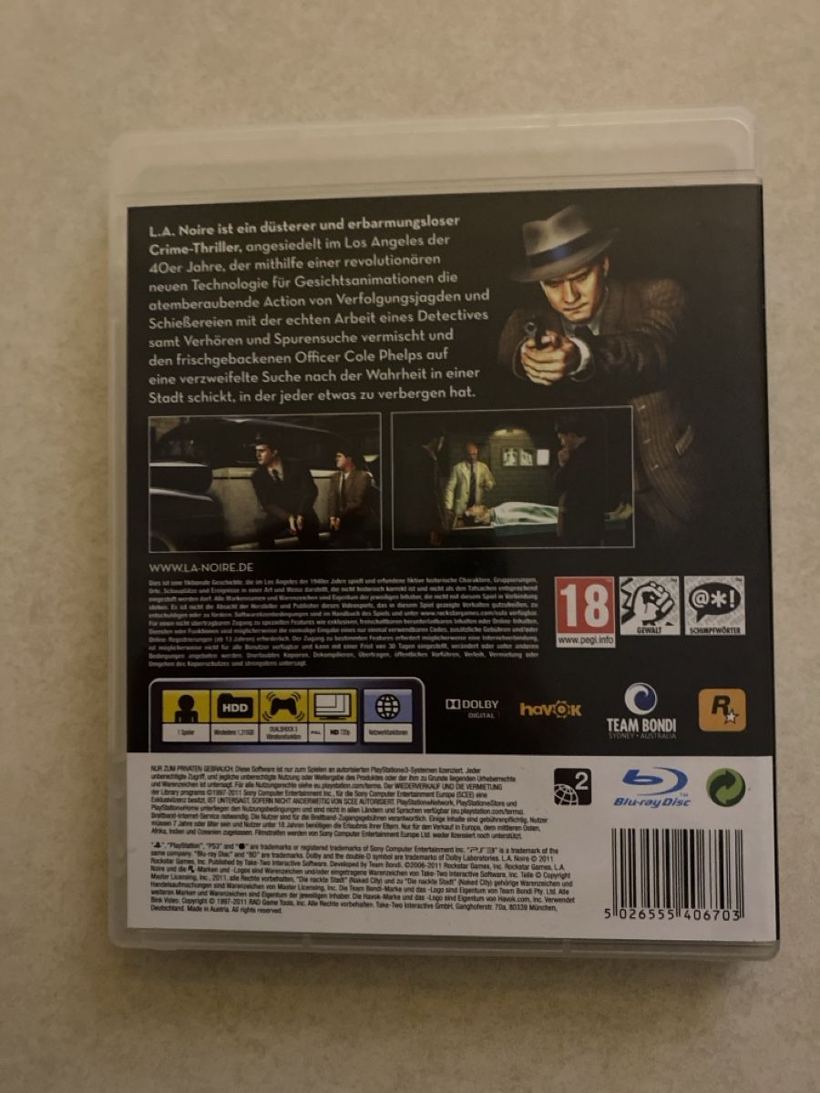 L.A. Noire PS3