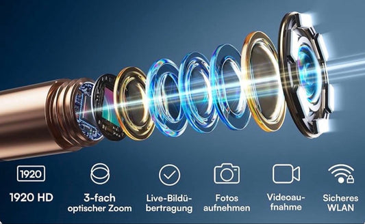 Bebird Ohrreiniger Kamera WLAN LED 13 Aufsätze HD – Produktbild 2