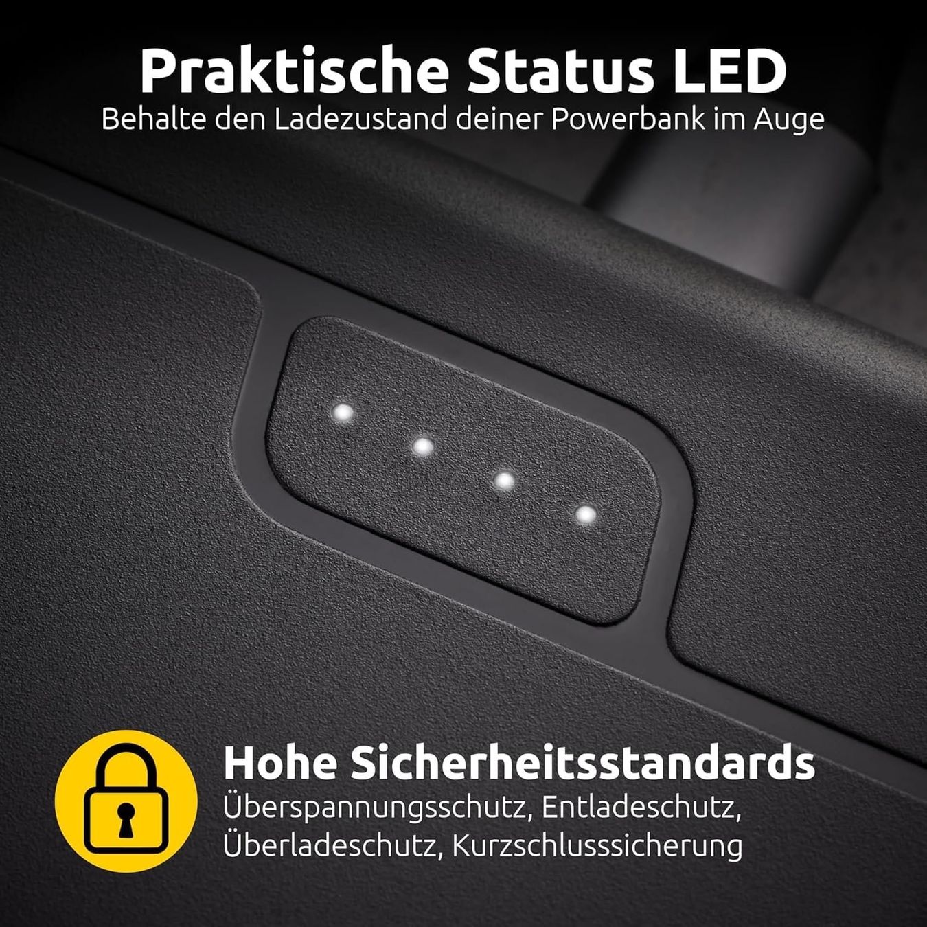 Intenso B10000 Powerbank 10’000 mAh USB-C & 2× USB-A – Produktbild 6