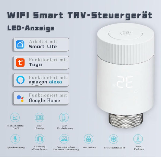 Smart WiFi Heizkörperthermostat TRV – App & Alexa – Produktbild 2