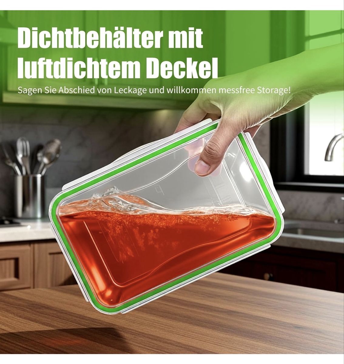 Bento Box Set 3×1.15 L – auslaufsicher & mikrowellengeeignet – Produktbild 6