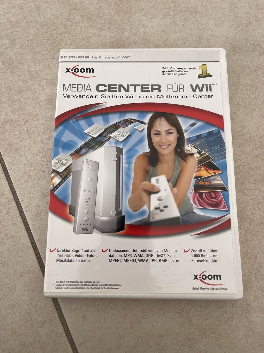 Media center für wii
