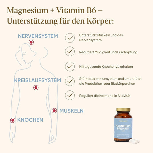 natu.care Magnesiumbisglycinat B6 90 Kapseln