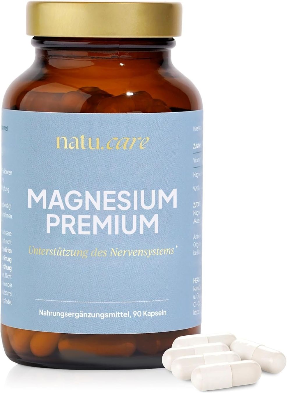 natu.care Magnesiumbisglycinat B6 90 Kapseln