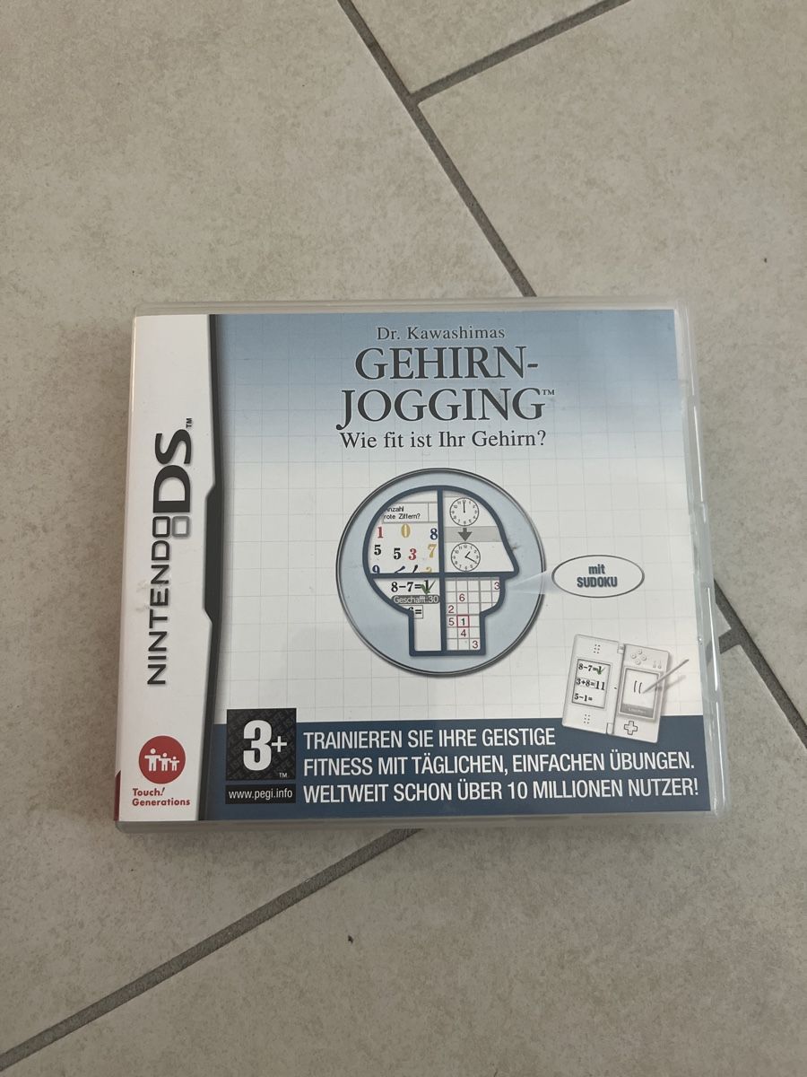 Nintendo ds gehirn jogging