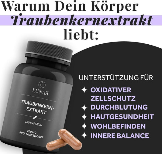 OPC Traubenkernextrakt 240 Kapseln vegan