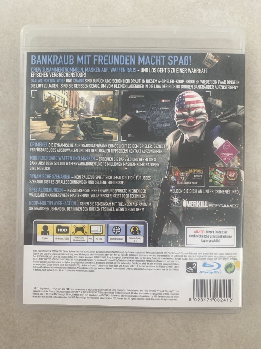 Payday 2 PS3