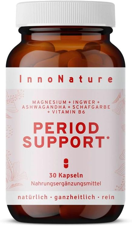 Period Support Kapseln Magnesium B6 Vegan