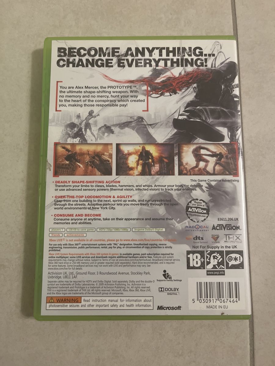 Prototype xbox360