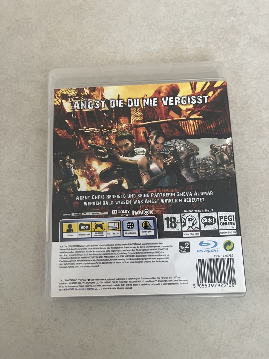 Resident Evil 5 PS3