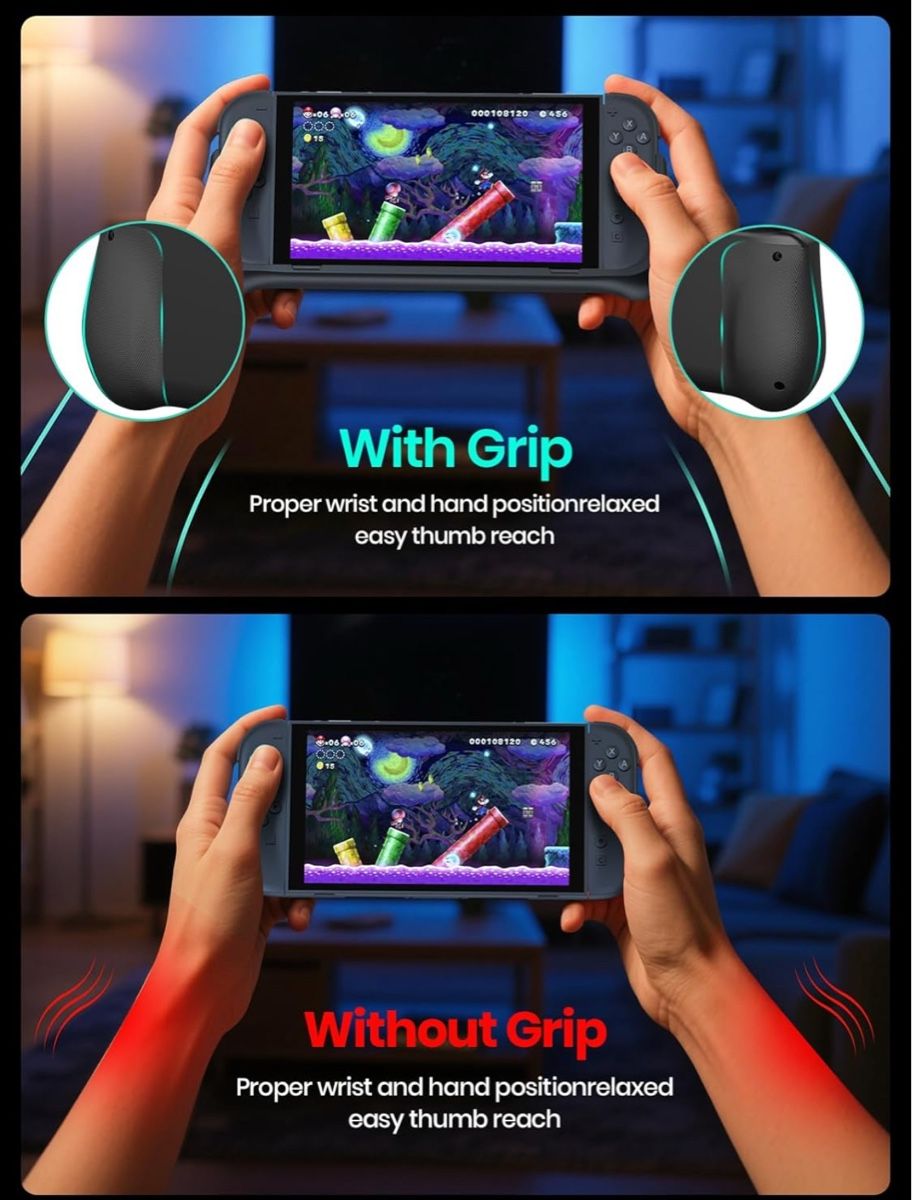 GagaKing 10000mAh Akkuhülle für Nintendo Switch 2 Schwarz – Bild 7