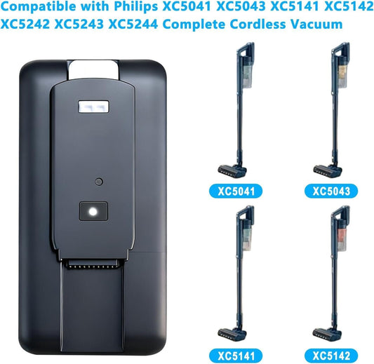 Ersatzakku 25,2 V 3,0 Ah für Philips XC5000 Serie