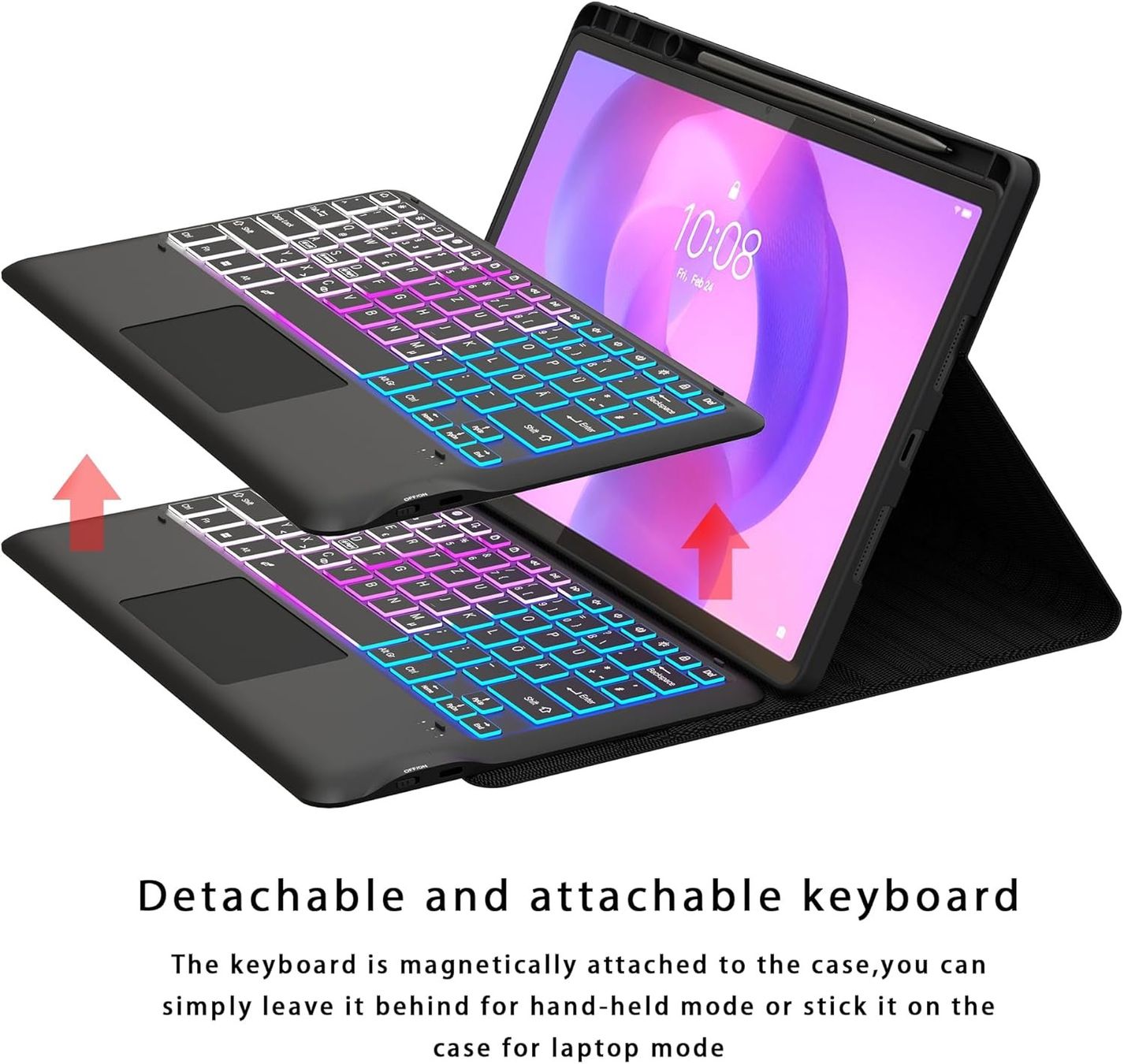 Tastaturhülle Lenovo Idea Tab Pro 12,7 (2025) QWERTZ