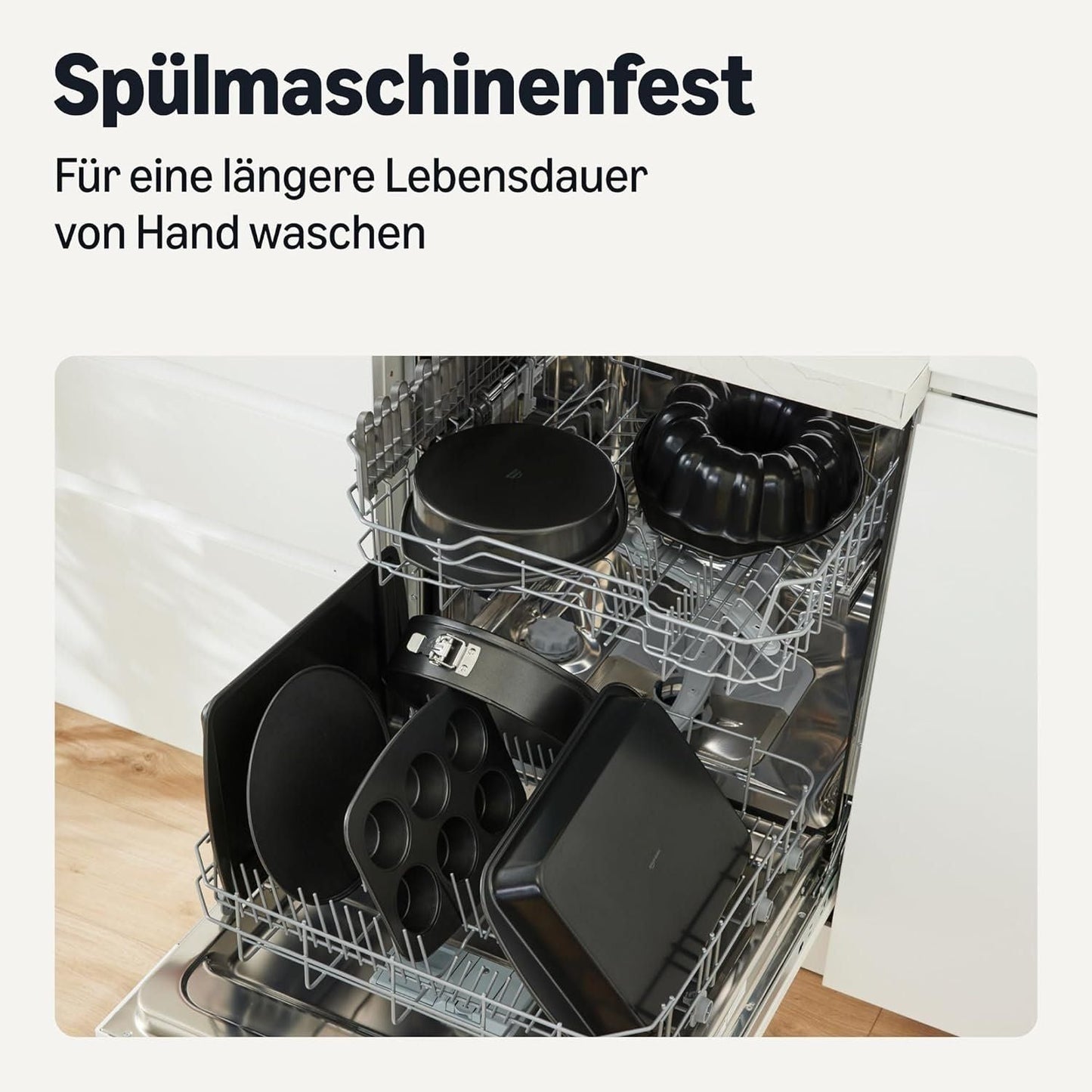 Springform 25,4 cm – Antihaft, ofen- & spülmaschinenfest – Bild 5