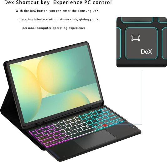 Tastatur-Hülle Samsung Tab S10 FE+ 13,1" DE QWERTZ