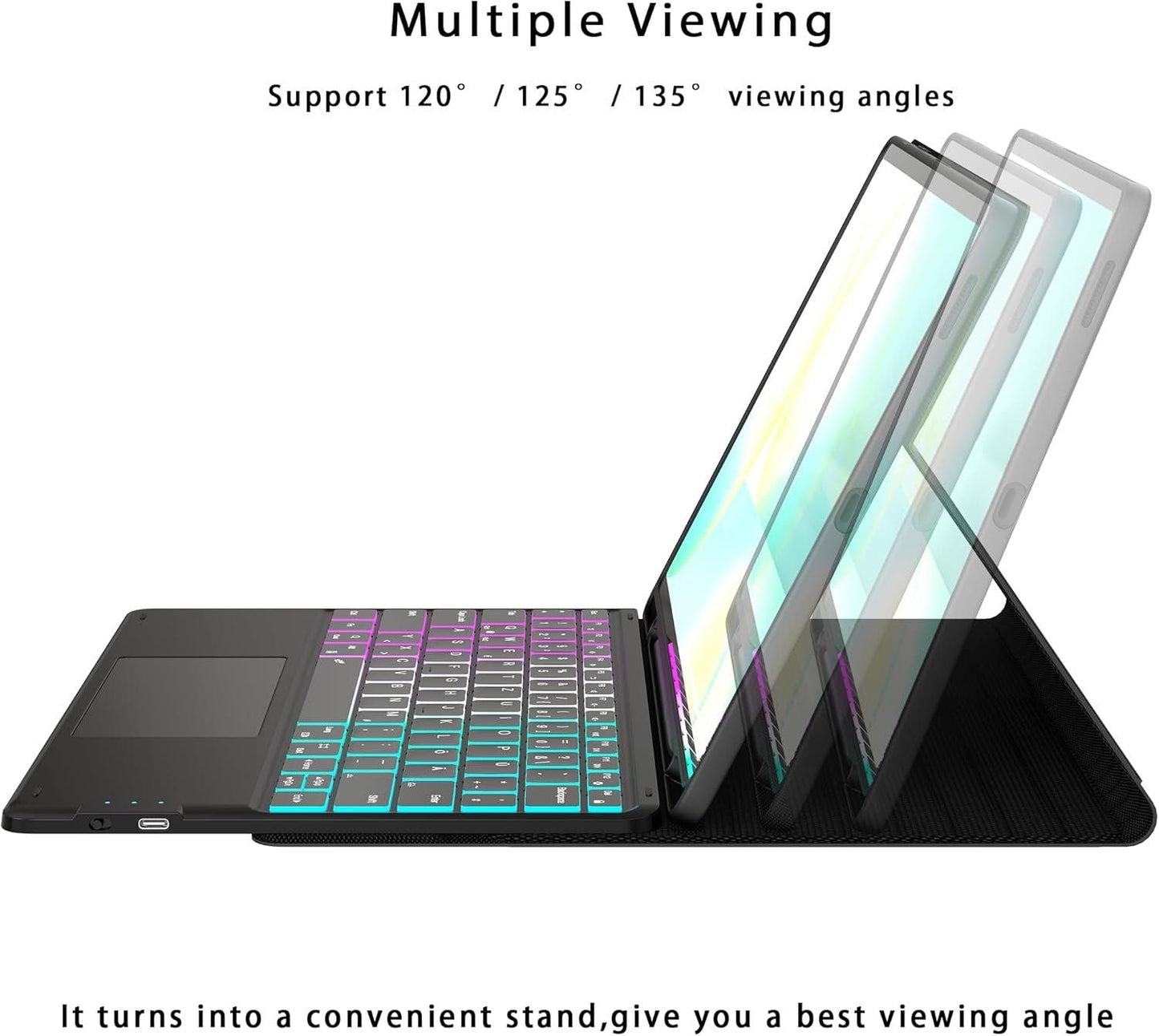 Tastatur-Hülle Samsung Tab S10 FE+ 13,1" DE QWERTZ