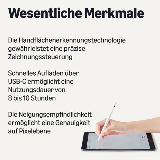 Amazon Basics Stylus für iPad ab 2018 mit Palm Rejection