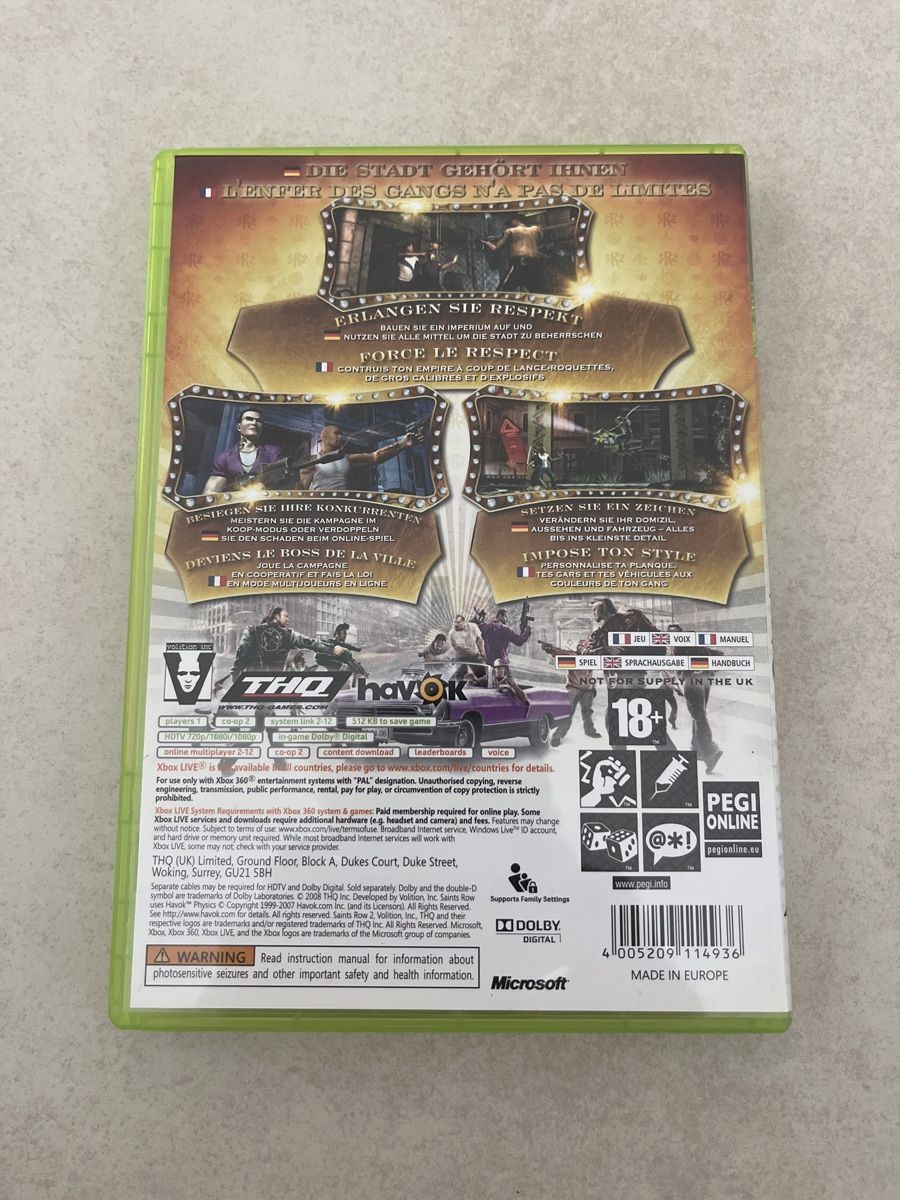 Saints row 2 xbox 360