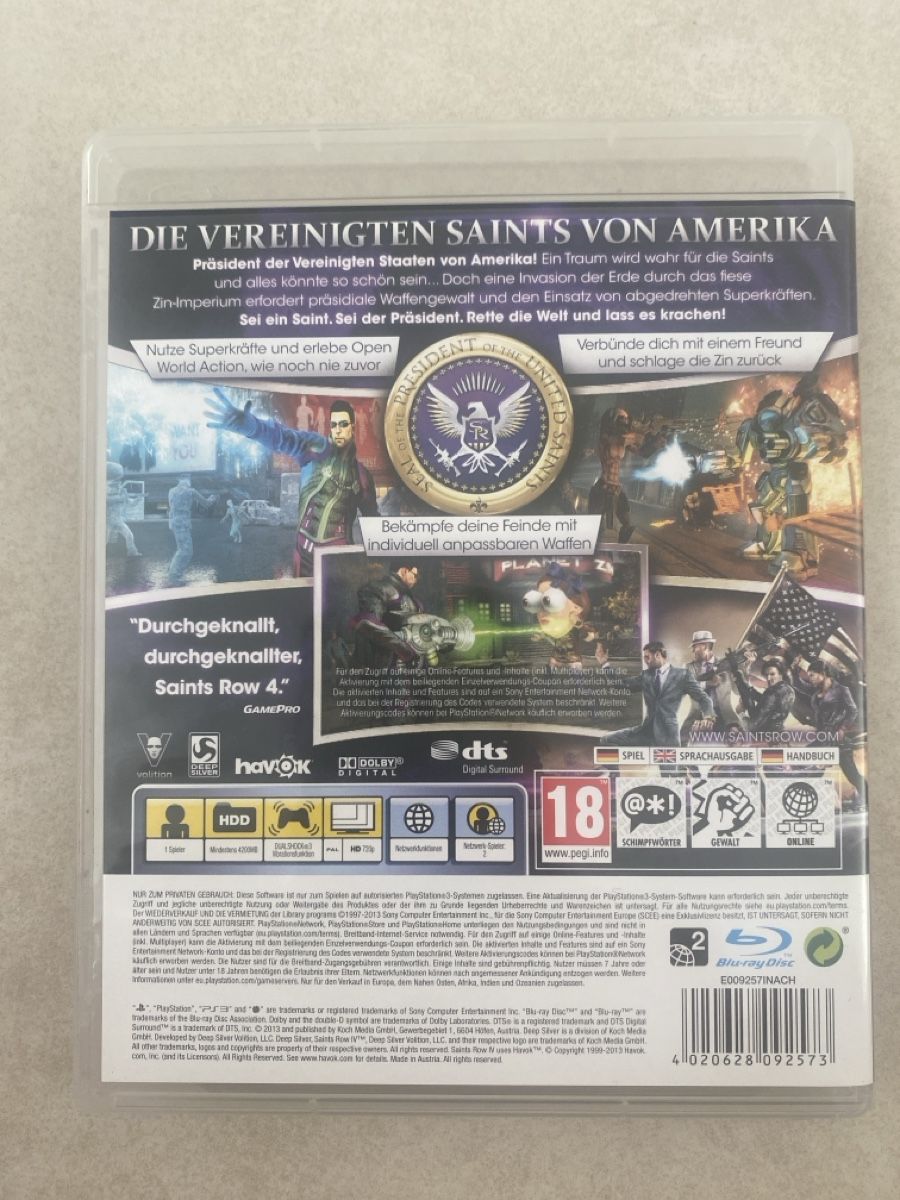 Saints Row IV ps3