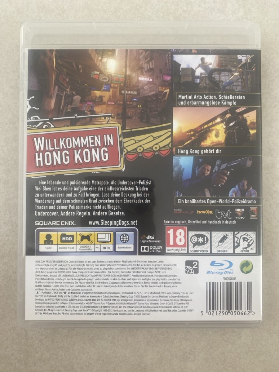 Sleeping Dogs - PS3