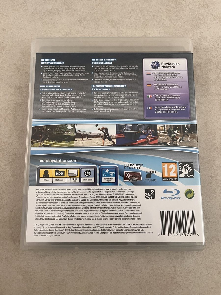 Sports Champions Move PS3