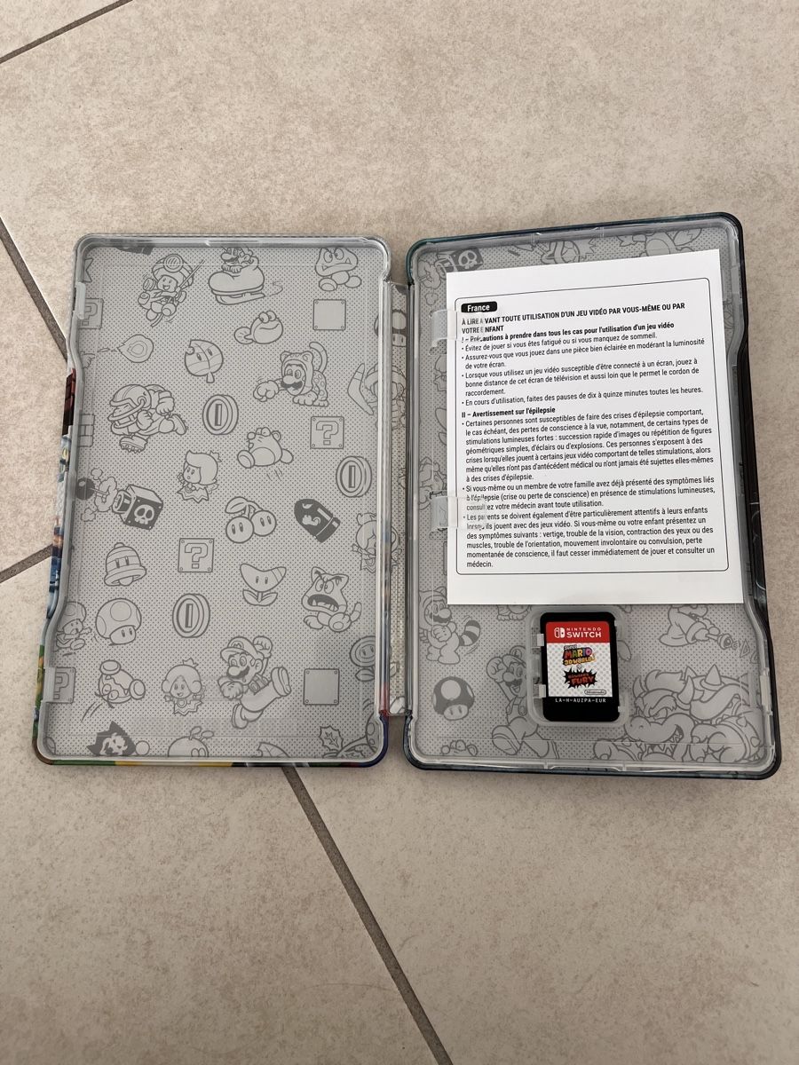 Super mario 3d world Nintendo switch steelbook