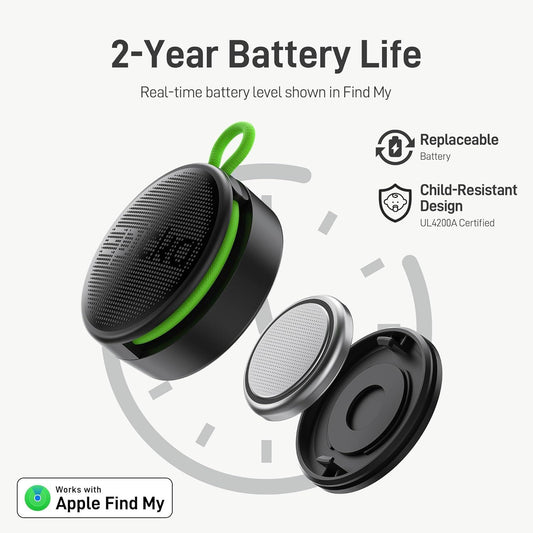 Epicka Smart Tracker 2er-Set Apple Wo ist? IP67 Schwarz – Bild 2