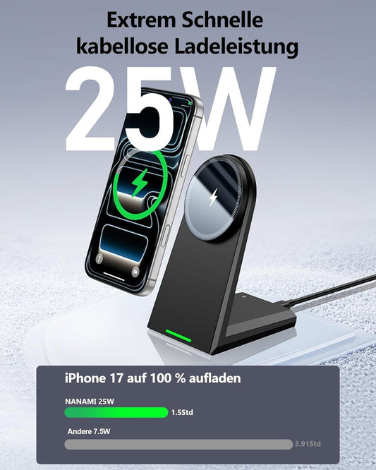 MagSafe Ladestation 25W Magnetisch Stand – Bild 2