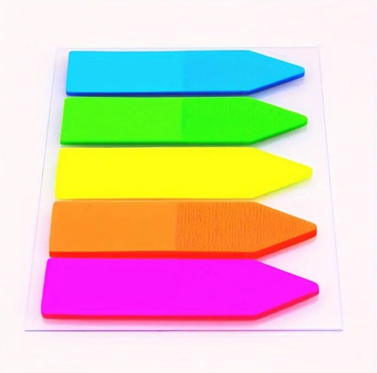 Neon Haftnotizen, ideal für Schule Büro – Bild 1
