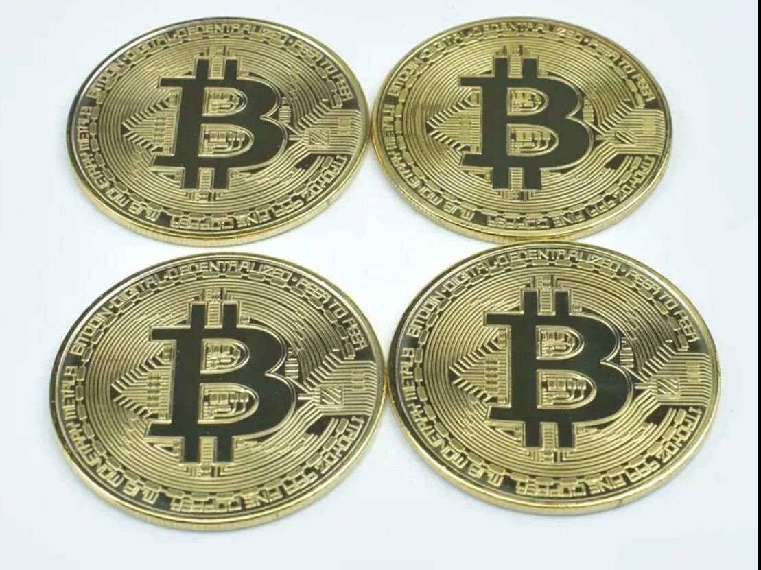 Bitcoin Münze sammelmünze gedenkmünze geschenk – Bild 1