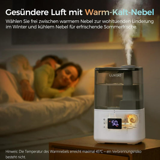 Luftbefeuchter 4,5L Warm-/Kaltnebel – Bild 2