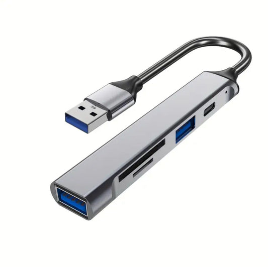 Hub USB-C & USB 3.0 Multiport-Adapter – SD/TF, USB, Typ-C – Bild 2
